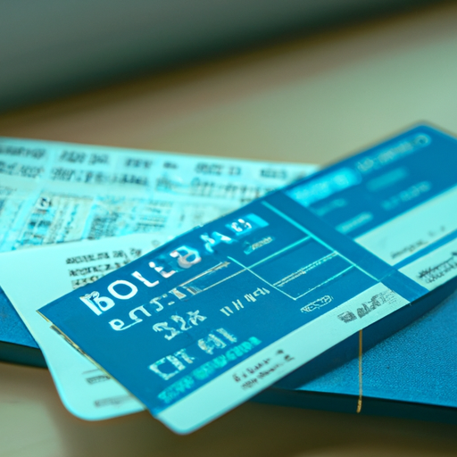 תמונה של כרטיס טיסה בתקציב נמוך וכרטיס עליה למטוס.